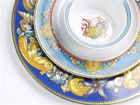 Versace, Porcelain dinnerware 'Les Trésors de la Mer', Rosenthal 